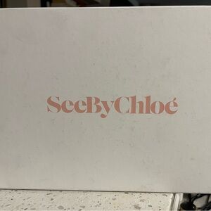 See by Chloe shoe empty box